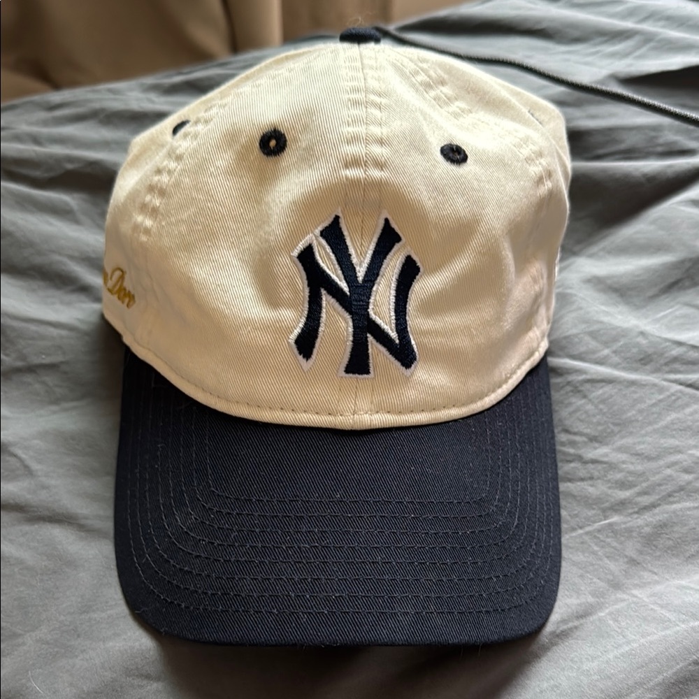 Aime Leon Dore Cream and Navy Cap | Yankees